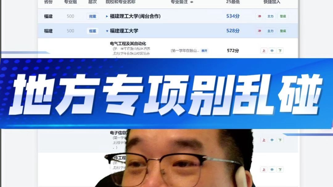 地方专项今年别乱填！调剂到差专业哭都来不及