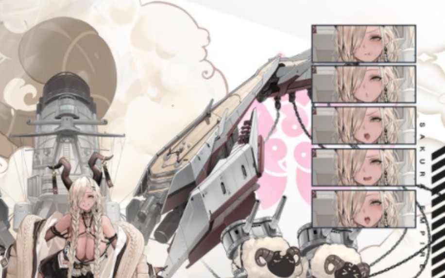 [碧蓝航线]六周年新船尾张高清无圣光立绘展示,黑皮辣妹谁不爱呢?