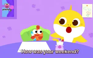 Descargar video: How was your Weekend_ _ Baby Shark's Day at School _ Pinkfong Official