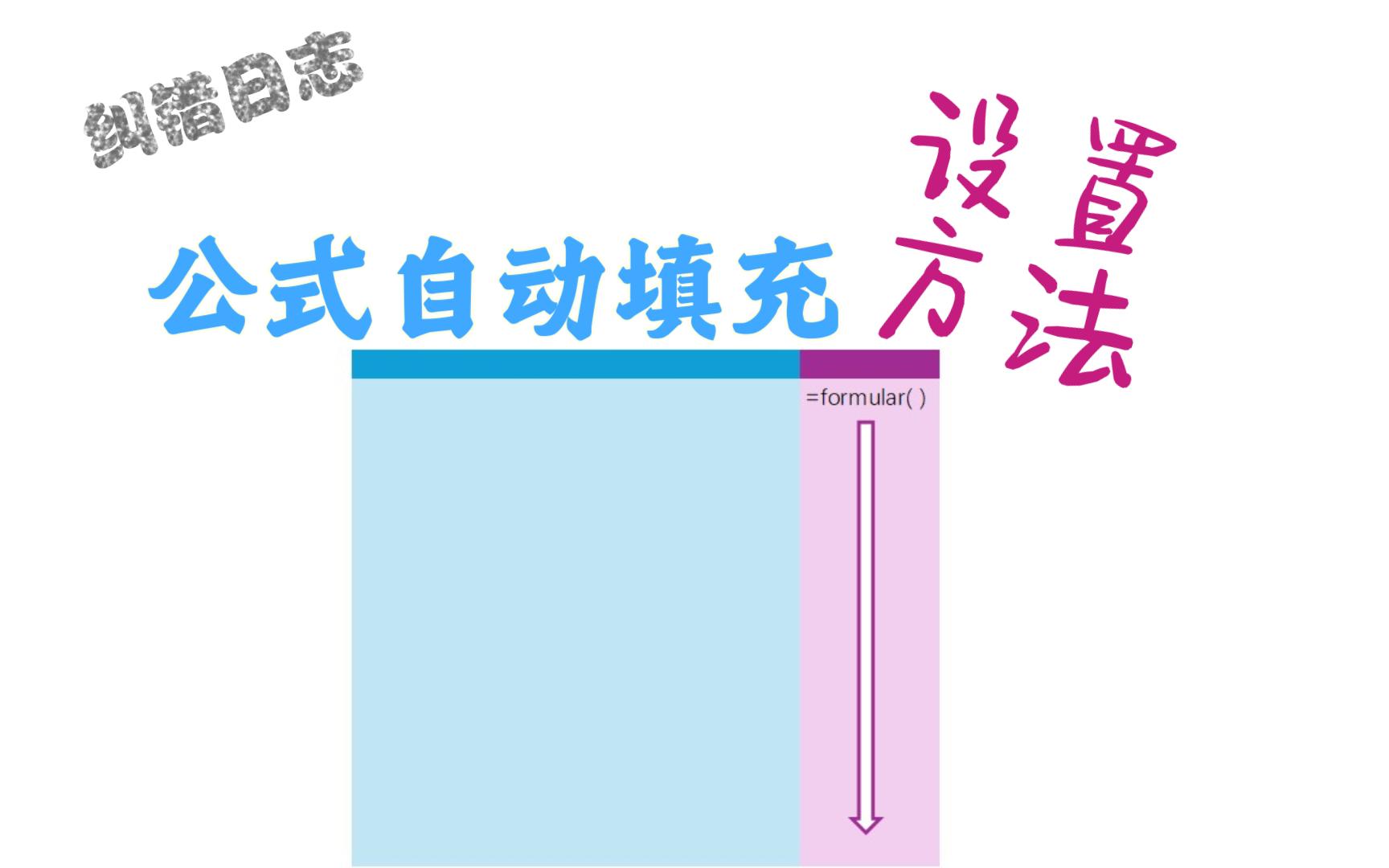 纠错16 | 公式自动填充功能的设置方法哔哩哔哩bilibili