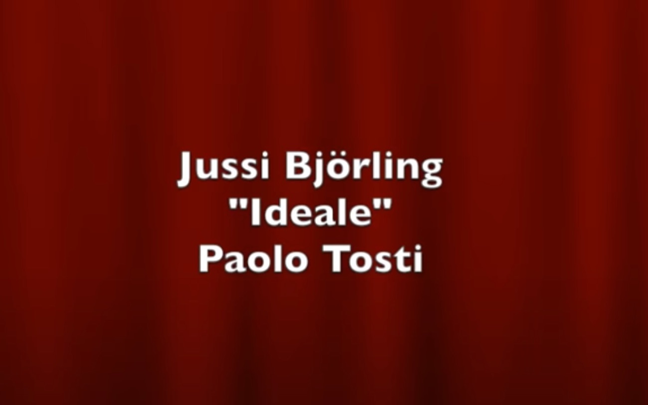 [图]Ideale理想佳人-Tosti- Jussi Björling