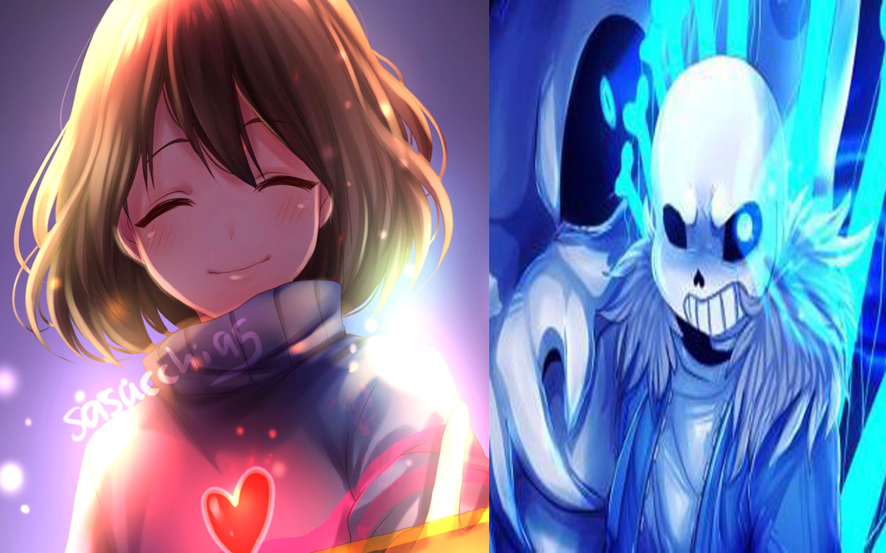 [图]【Undertale】SF夫妻激情对唱（滑稽）你别说还挺好听的《Close To You》