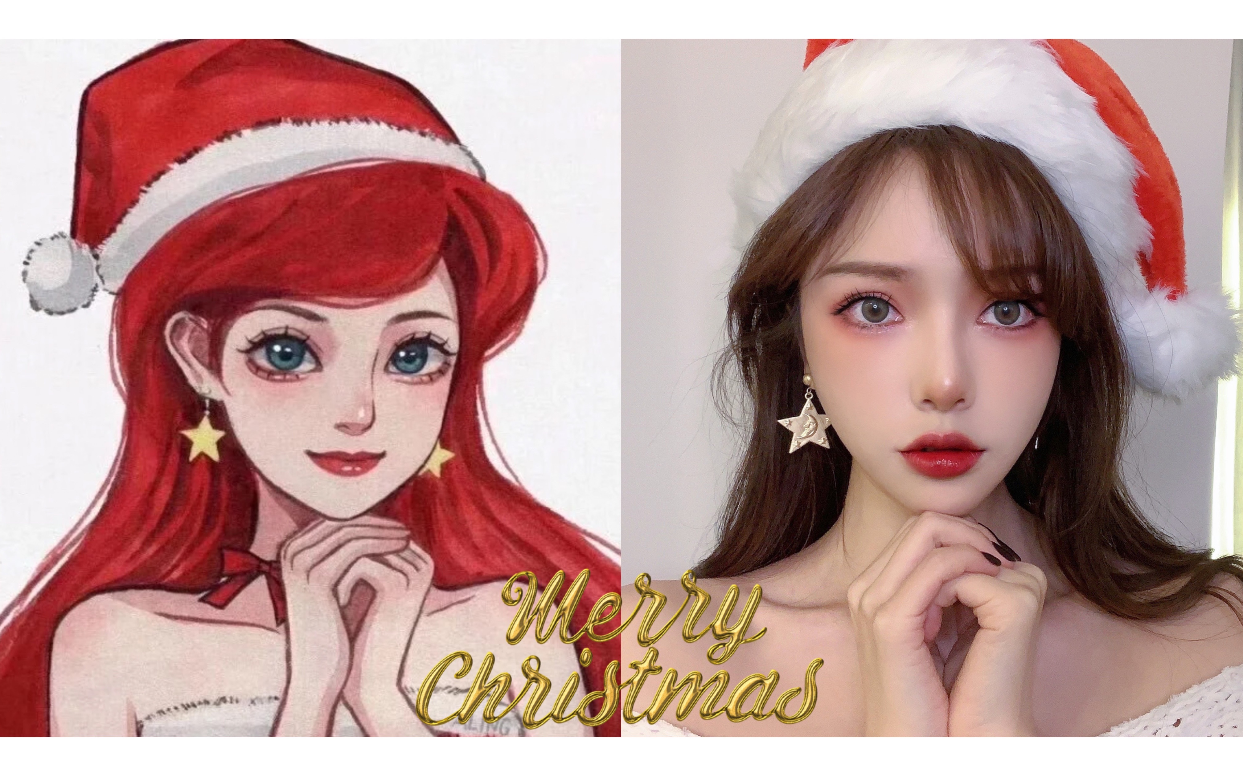 圣诞少女漫画妆甜到你心里轻松get特效同款妆容