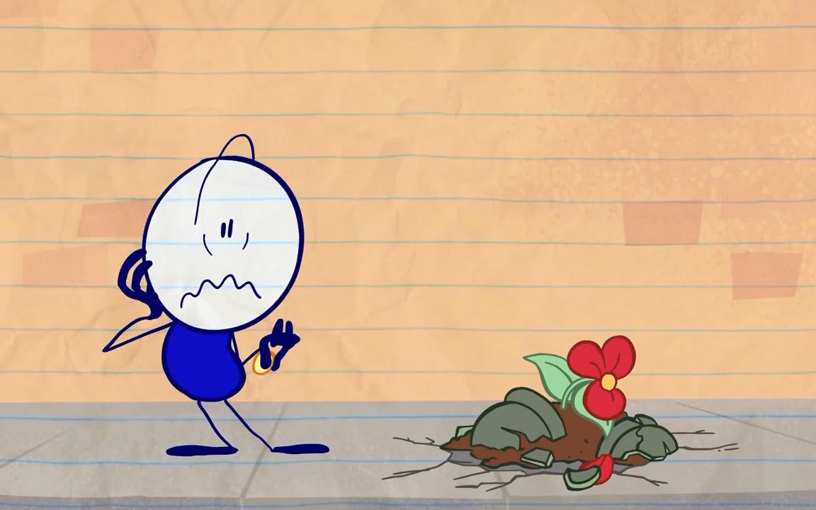 挖掘恐龙的姿势的铅笔人铅笔动画合集