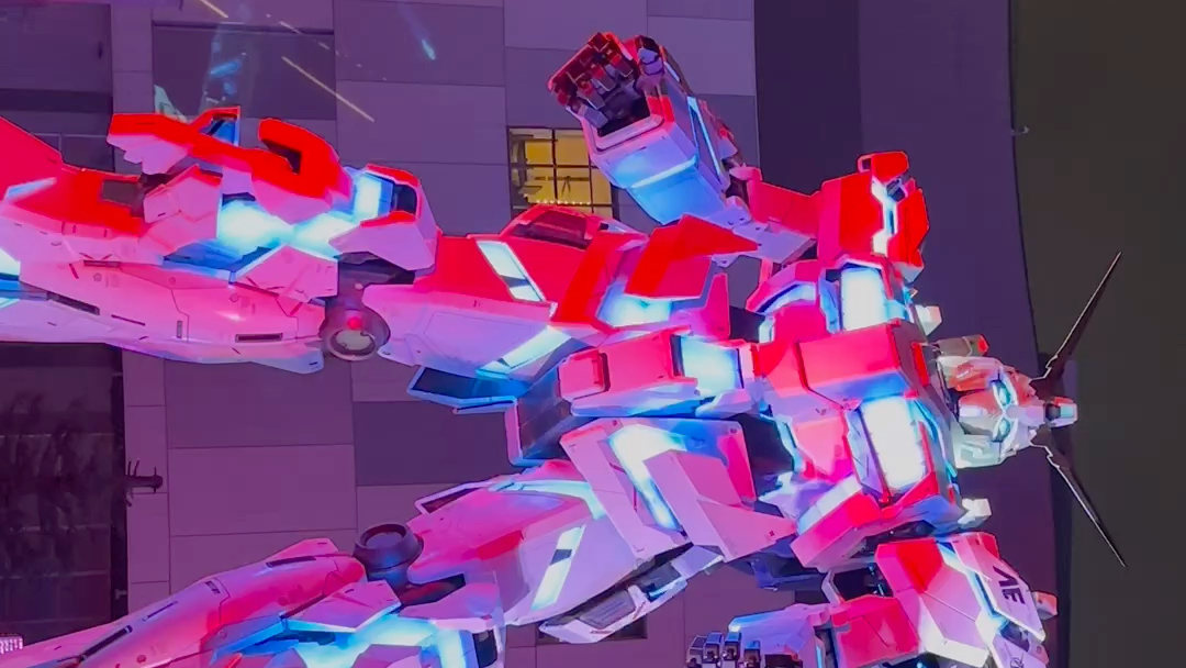 东京台场高达基地unicom独角兽高达5分钟表演