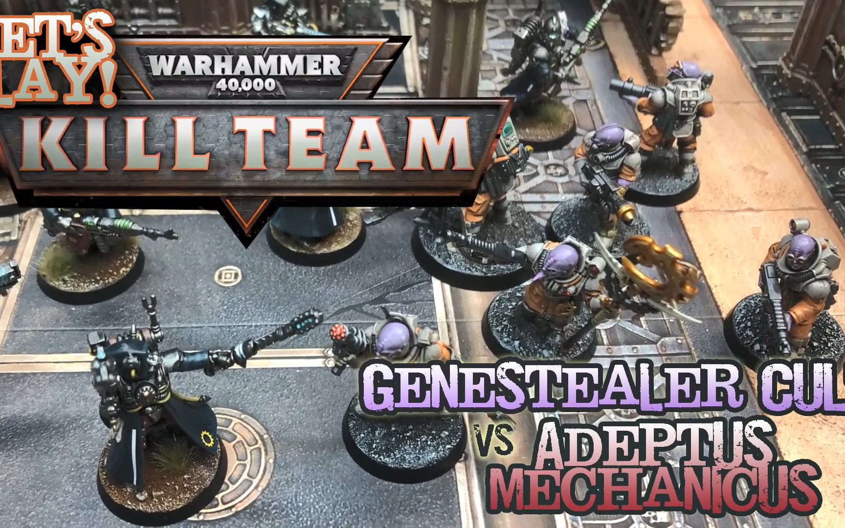 [图]【战锤40K】杀戮小队 机械教 vs. 鸡贼教 | Let's Play! - NEW - Warhammer 40000 Kill Team【胡馆长搬运】