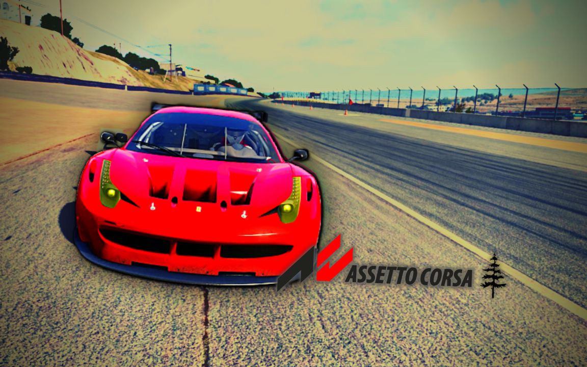 神力科莎 assetto corsa  ferrari 458 gt2  7900x3d   3070 ti
