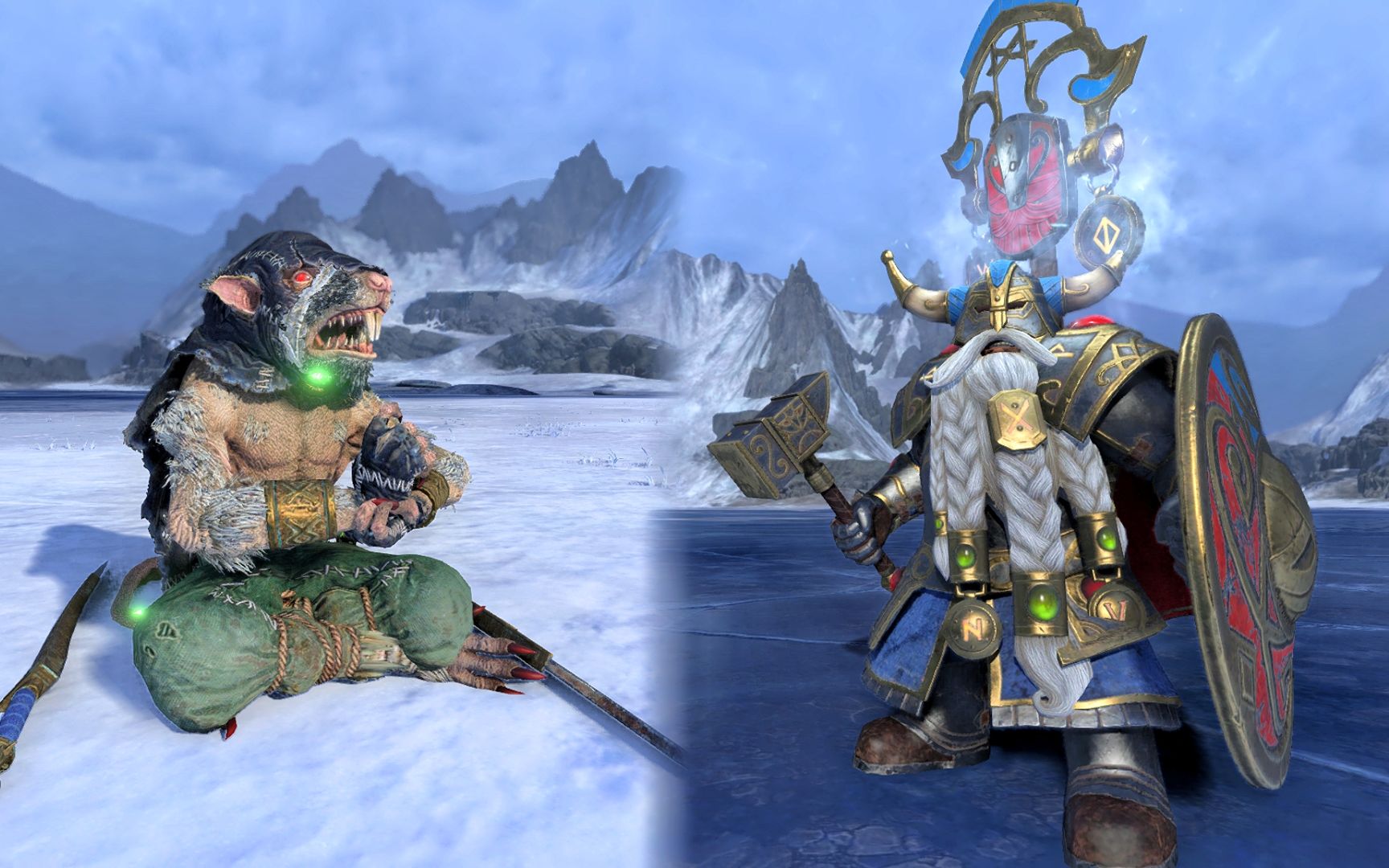 【战锤3全面战争】艾辛氏族首席刺客斯尼奇对战八峰山之主贝勒加.