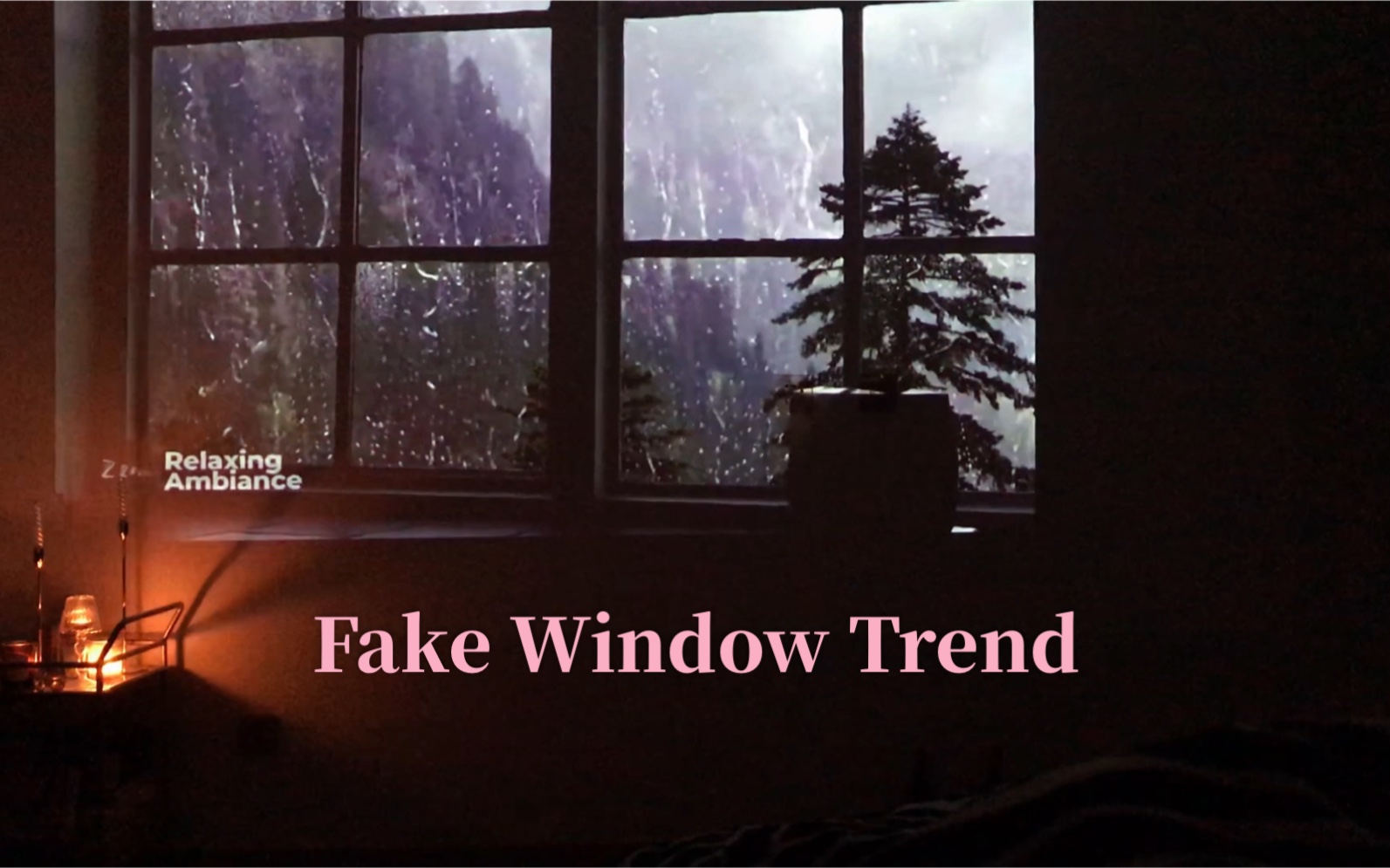 假窗户挑战 | fake window trend | 投影仪哔哩哔哩bilibili