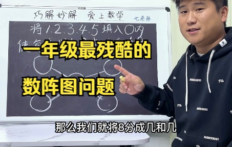 [图]七老师讲数学：一步提升数学思维，数阵图问题