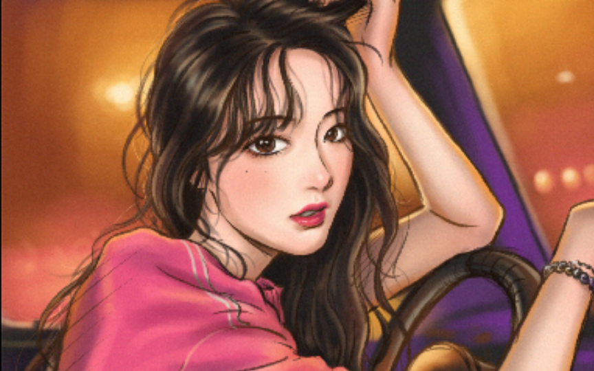 绘画过程kote叶舒华gidletomboy