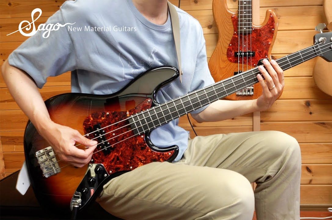 日本手工制Sago Bass碳琴颈试奏  Sago Classic Style J4 Carbon Neck 饱满厚重的音色哔哩哔哩bilibili