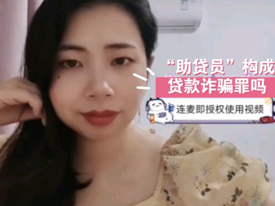 “助贷员”构成贷款诈骗罪吗哔哩哔哩bilibili