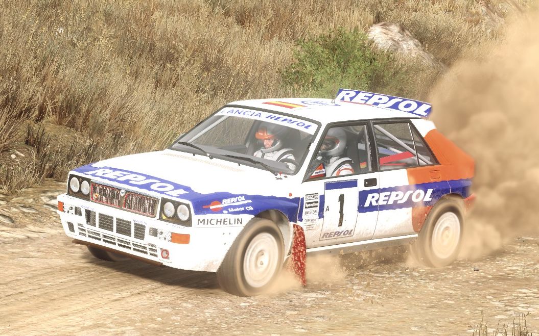 尘埃拉力赛2.0 蓝旗亚delta hf 希腊站 电影视角