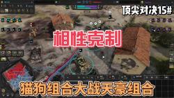 顶尖对决2v2 15# 相性克制 猫狗组合大战天豪组合网络游戏热门视频