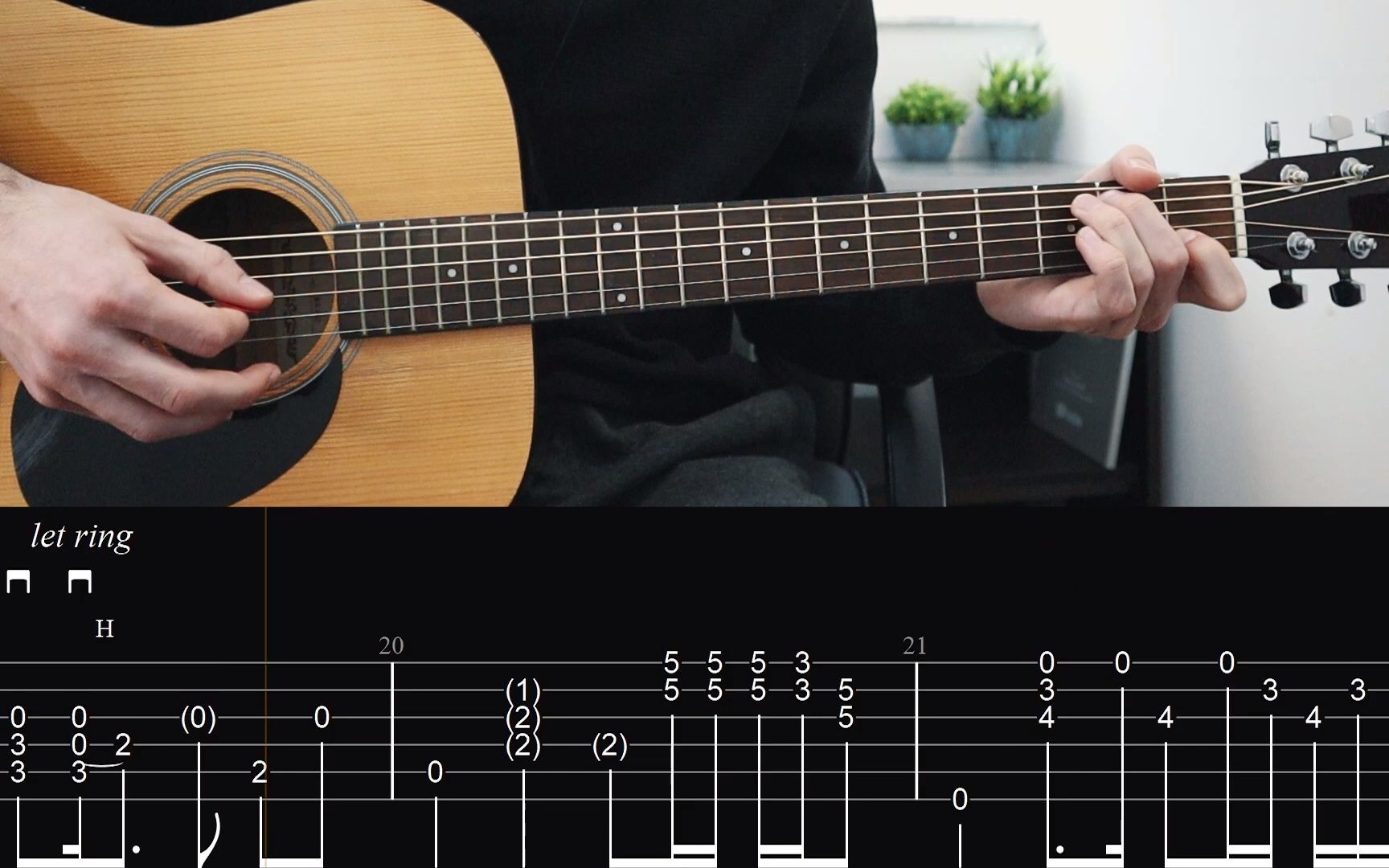 the rolling stones - angie (guitar lesson with tab)