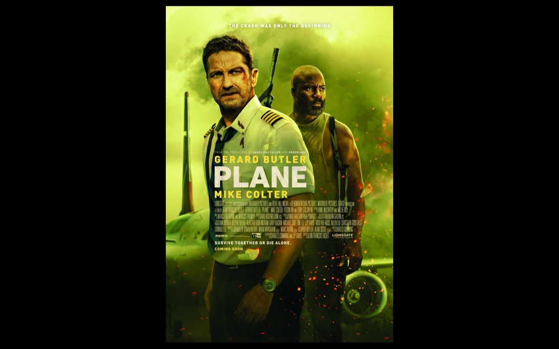 《PLANE》TRAILERS 《飞机》预告片集 2023哔哩哔哩bilibili