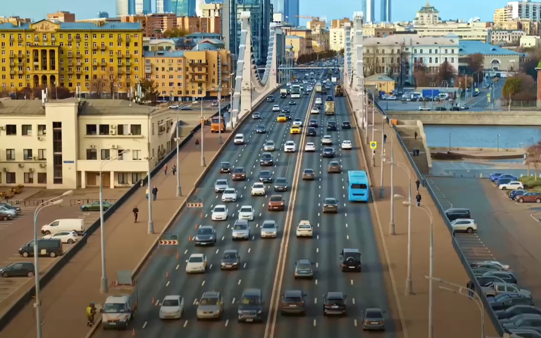 2022年俄罗斯道路和城市交通工作者日:莫斯科交通