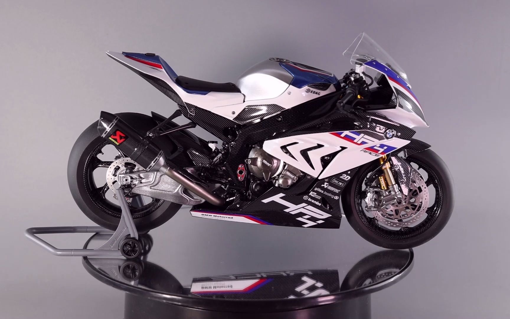 模型制作 MENG BMW HP4RACE 1/9 摩托车模型 NNKS模型工作室哔哩哔哩bilibili