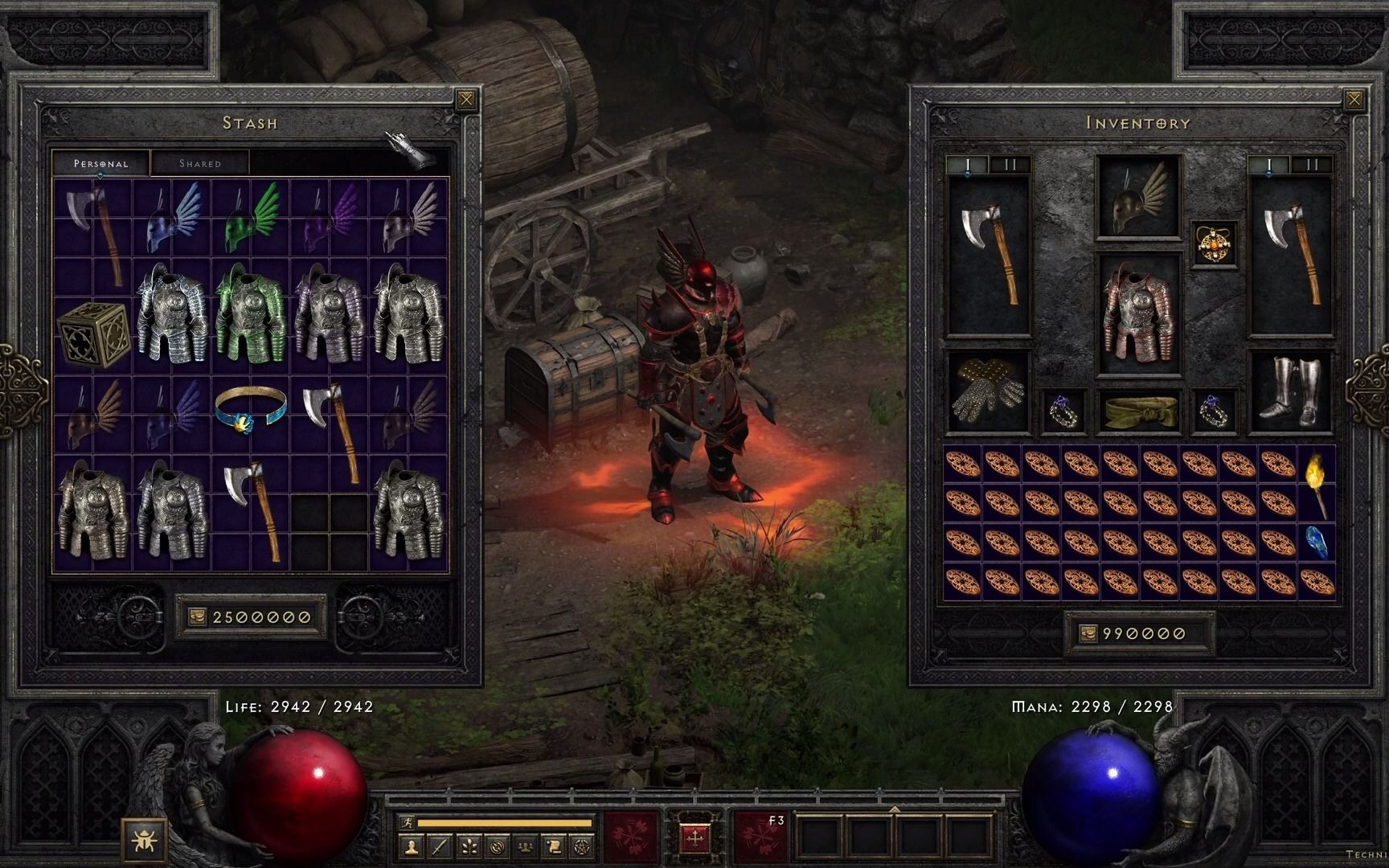 暗黑2重制版 | a测 | 靓装野蛮人_哔哩哔哩_bilibili