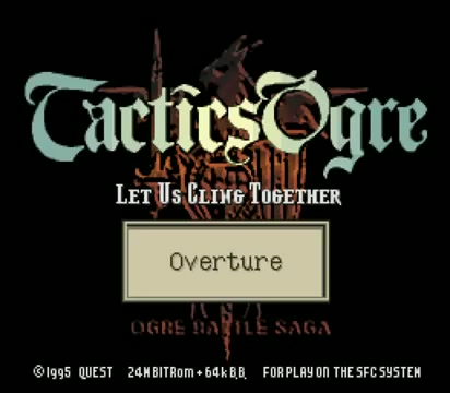 [图]超级任天堂 皇家骑士团2 原声 OST Tactics Ogre Music 皇家騎士團2 音樂 (SFC)