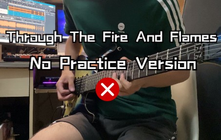 【缺少练习就来翻弹龙力】DragonforceThrough The Fire And Flames (COVER)哔哩哔哩bilibili