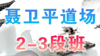 【围棋】聂卫平围棋道场教程 | 2-3段班（全集）