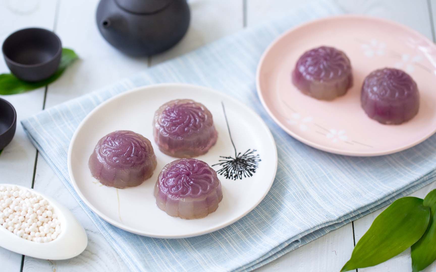 水晶月饼blingbling的水晶外皮招人喜爱这道健康美食太应景啦