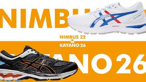 Asics gel nimbus clearance 22 vs kayano 26