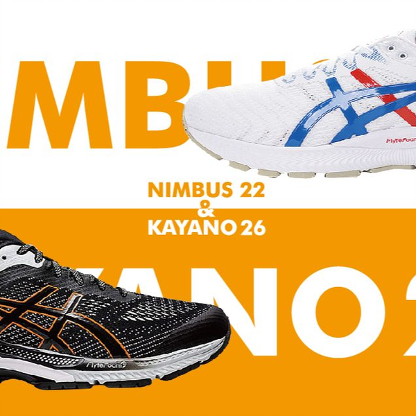 Asics nimbus 22 vs kayano clearance 26