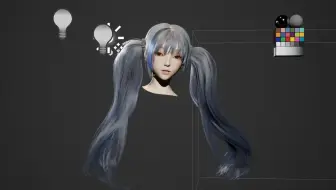 【UE5】女性角色XGEN头发制教学！科技感末日风格少女