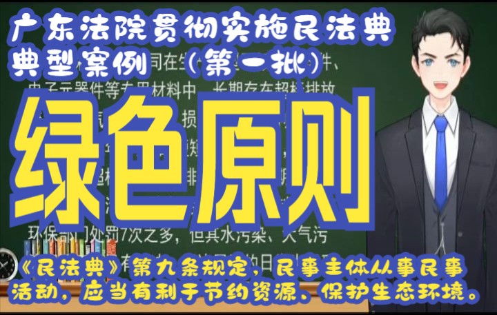 [图]广东法院贯彻实施民法典典型案例 （第一批）：案例三：依法适用绿色原则 ——源头爱好者环境研究所等与深超光电公司环境民事公益诉讼案