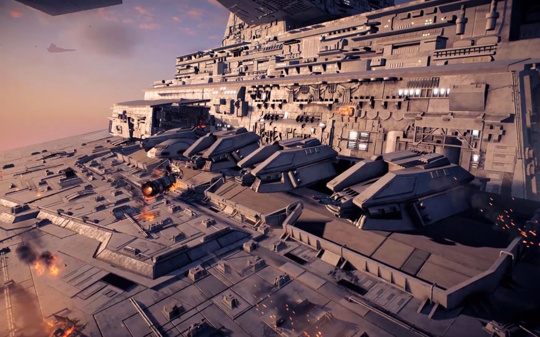 星球大战 前线2 歼星舰的重型涡轮激光炮开火特写_网络游戏热门视频