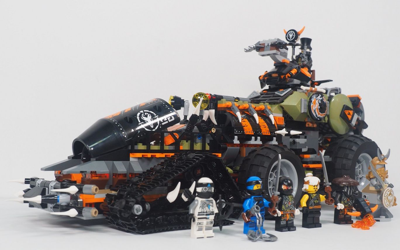 疯狂麦克斯走错片场了乐高幻影忍者第九季产品70654重型捕龙卡车评测