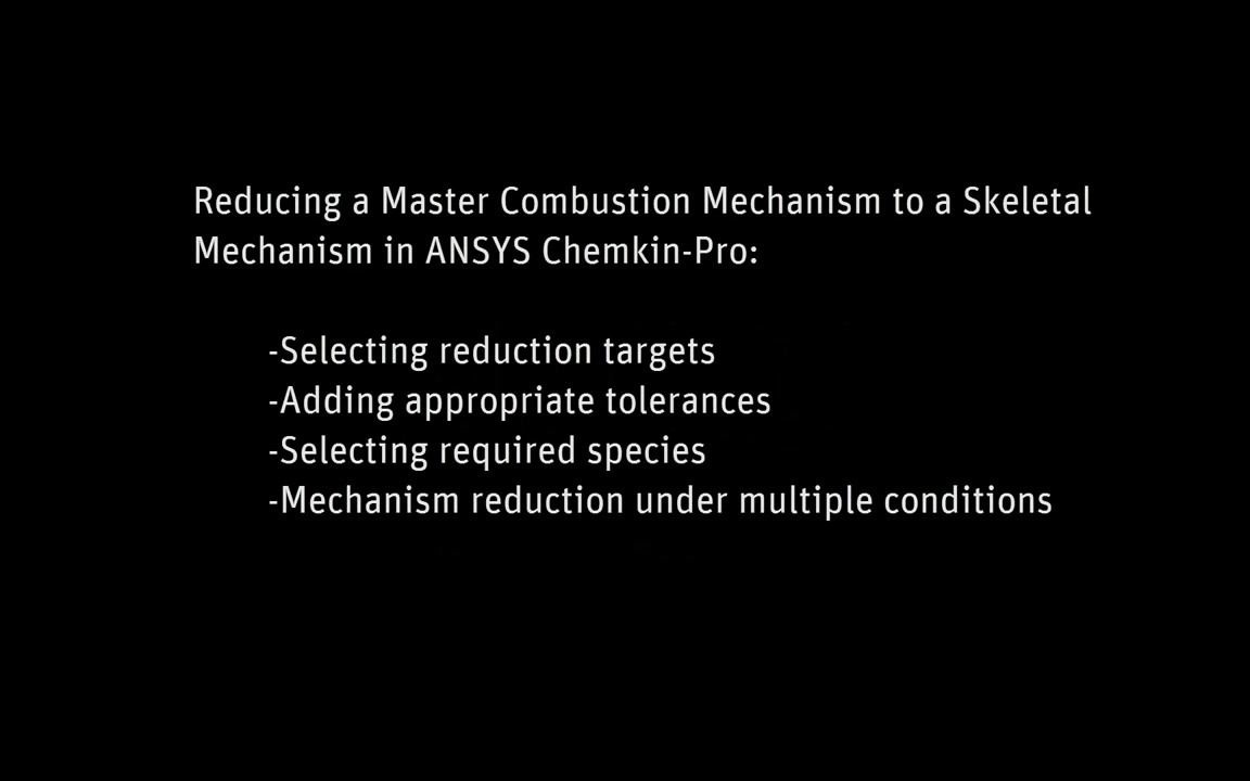 ANSYS2019 ChemkinPro机理简化教程哔哩哔哩bilibili