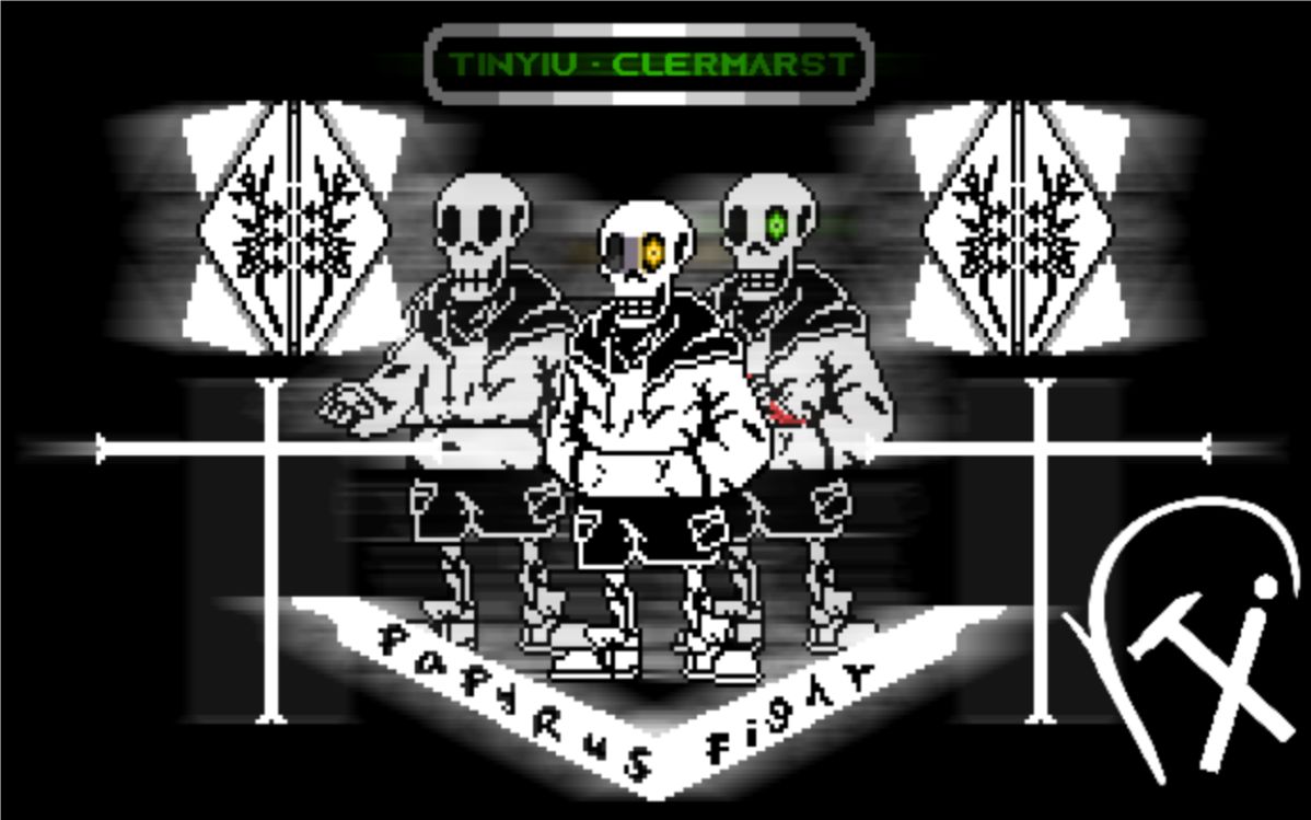 【补档重投】[undertale同人动画] - underswap papyrus审判战 part-1