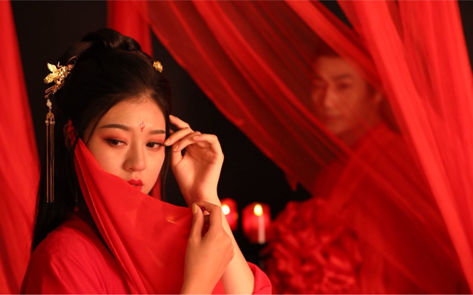 古香·摄 大婚系列"洞房花烛"婚纱照拍成古装剧主