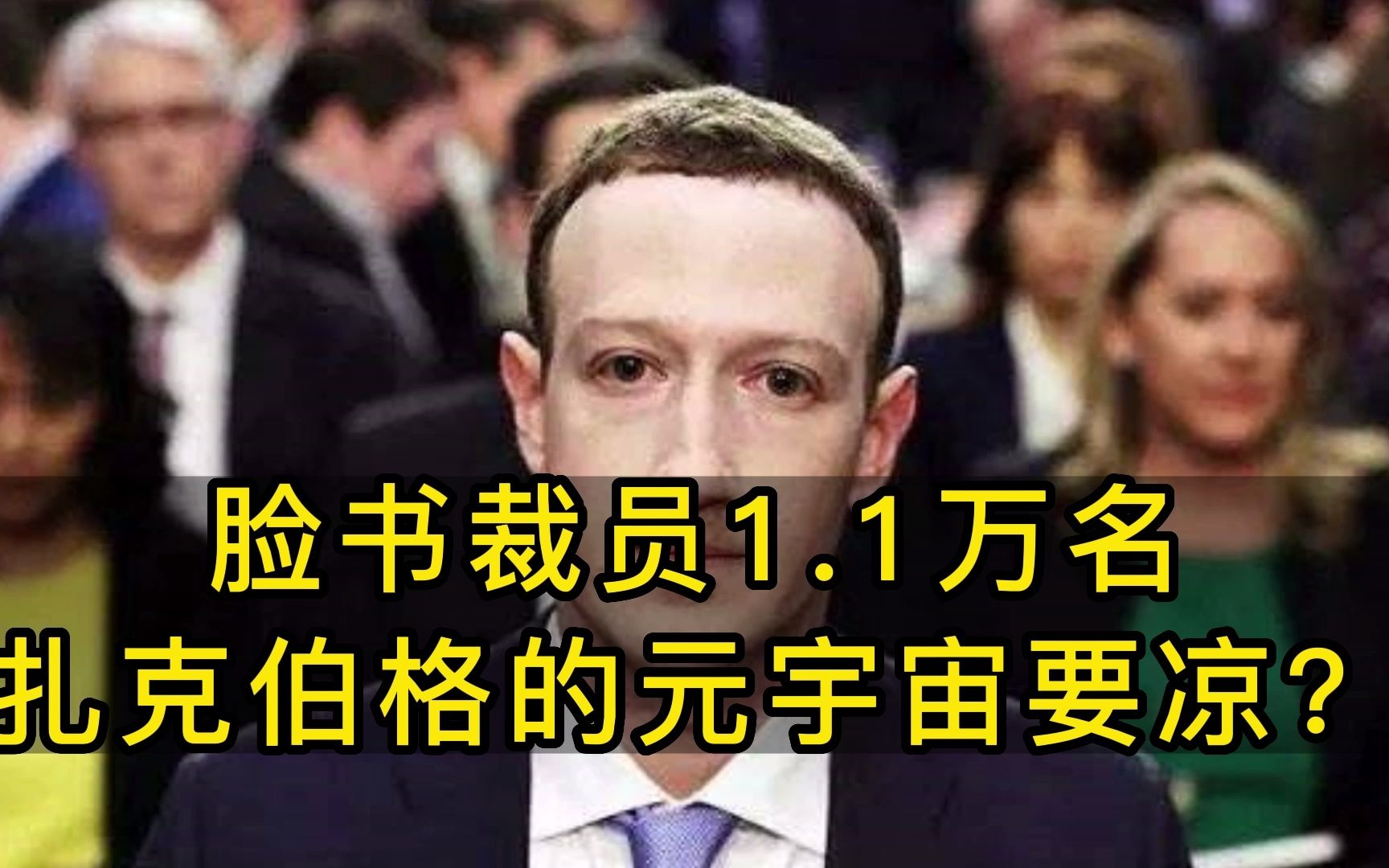 脸书(facebook)裁员1.1万名,扎克伯格的元宇宙要凉?哔哩哔哩bilibili