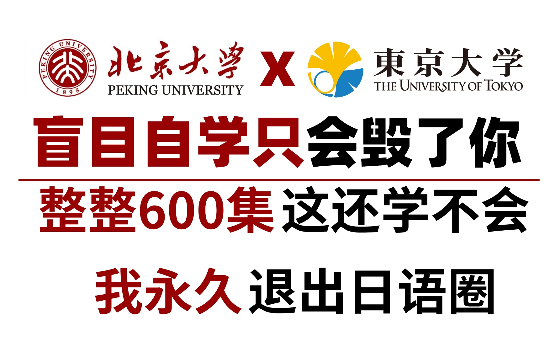 【B站第一】北京大学和东京大学老师强强联手打造B站最系统的日语课 整整600集!秒杀B站所有日语课程!哔哩哔哩bilibili