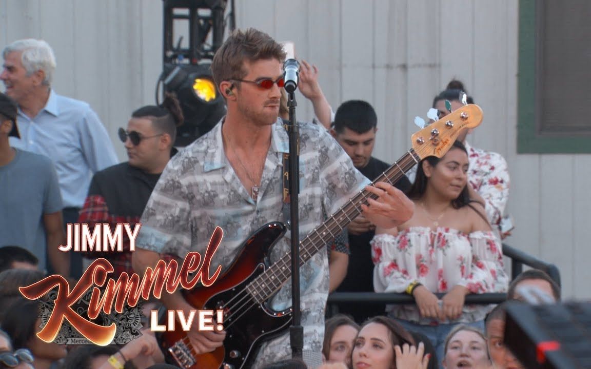 [图]【情绪字幕组】The Chainsmokers、Emily Warren - Side Effects(Live on Jimmy Kimmel)