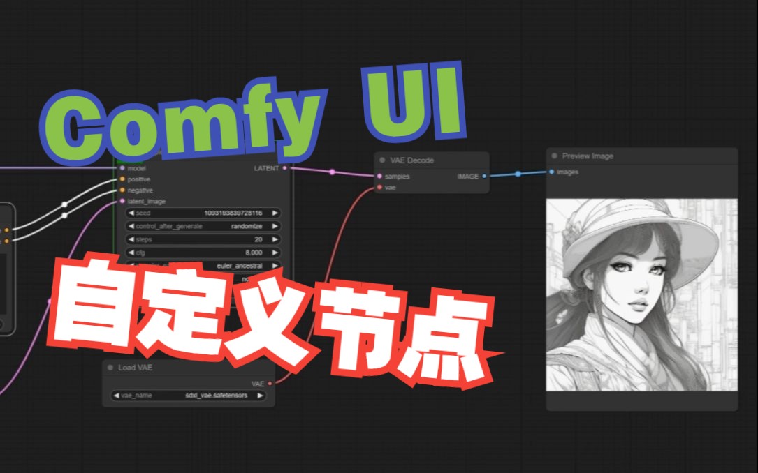 ComfyUI提示词模板自定义节点SDXL更新哔哩哔哩bilibili