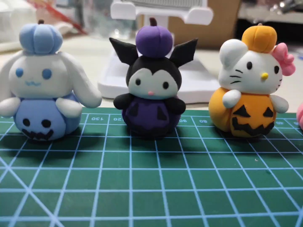 三丽鸥粘土玩偶