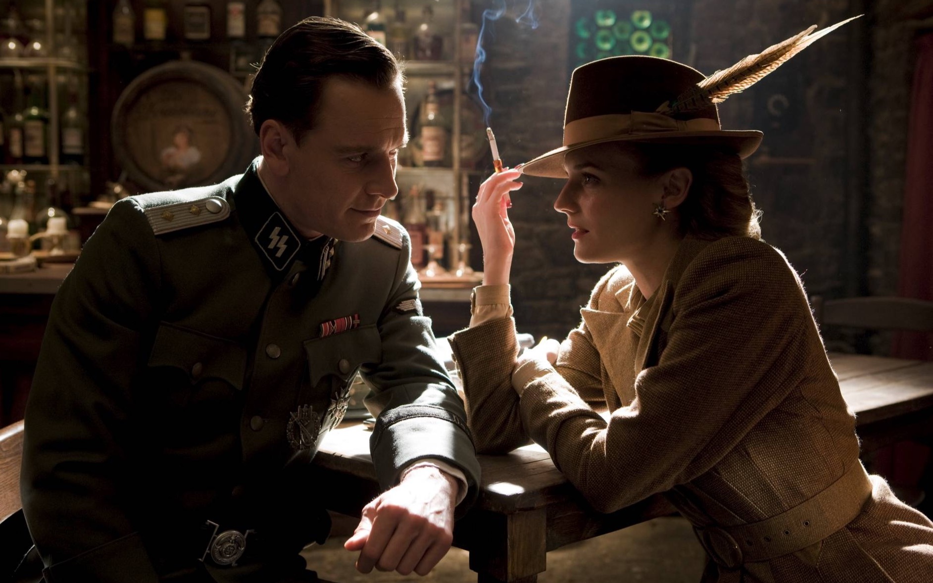 电影《无耻混蛋》中双人对话镜头分析