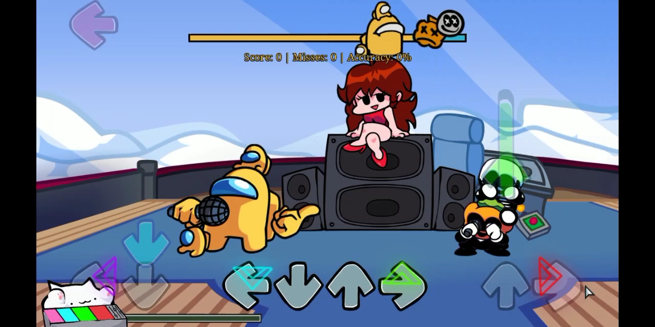 fnf 用skid和pump皮肤玩内鬼v4低配版的一些歌曲(换皮 变声期)