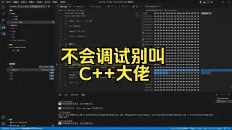 Download Video: 不会调试别叫C++大佬