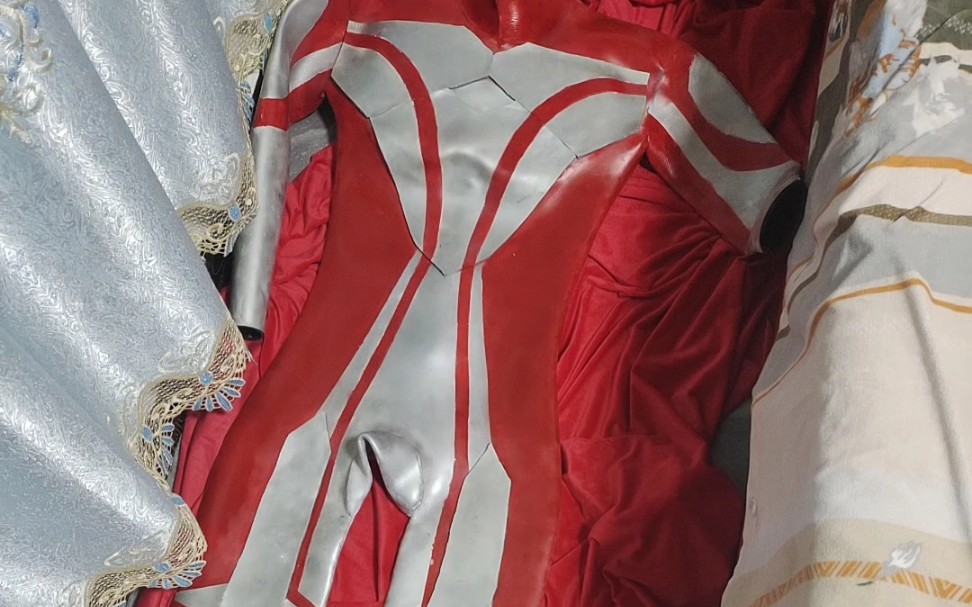 萌新自制第一套奥特曼皮套,梦比优斯奥特曼