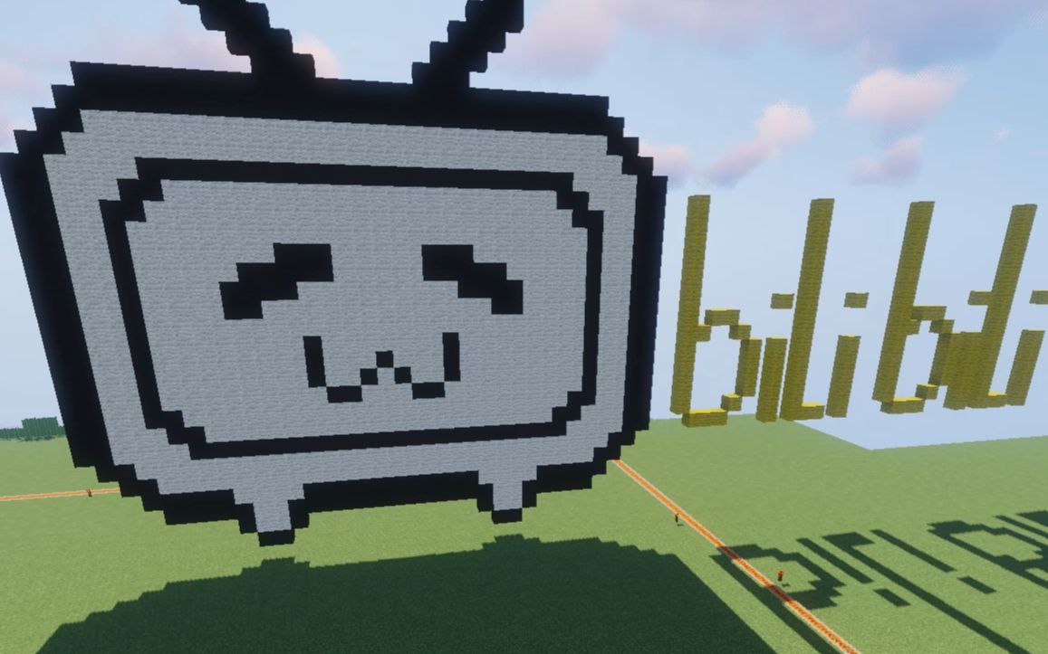 我的世界如何制作一个好看的小电视像素图