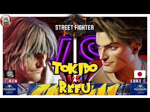 DBFZ Refu (Ken) Vs Tokido (Luke)  STREET FIGHTER 6单机游戏热门视频