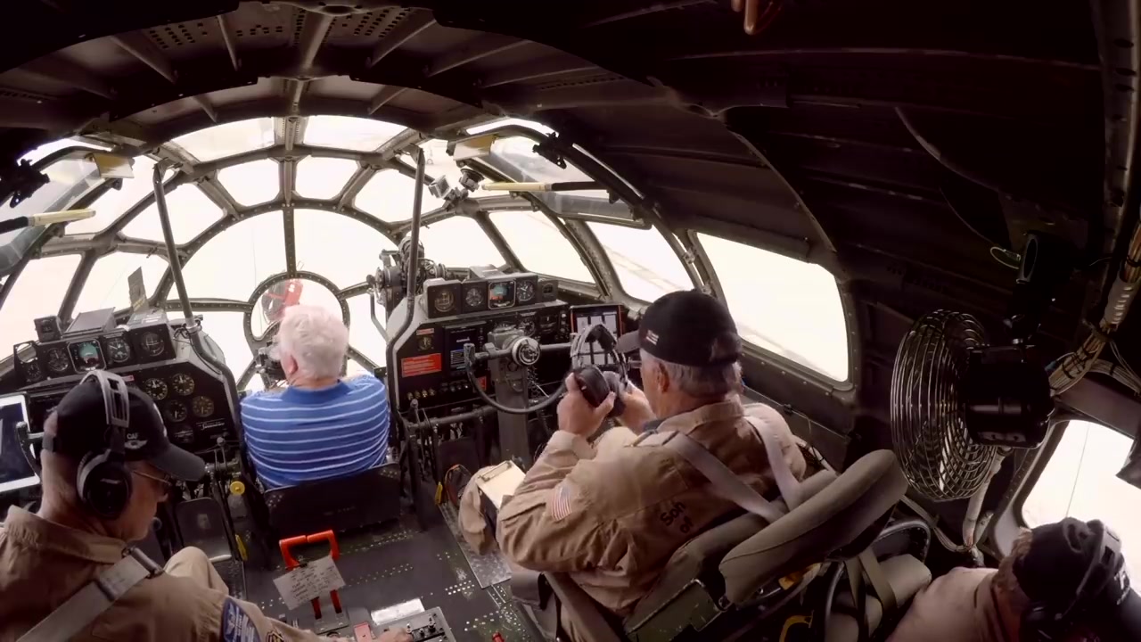 千年隼视角,b-29轰炸机飞行纪实