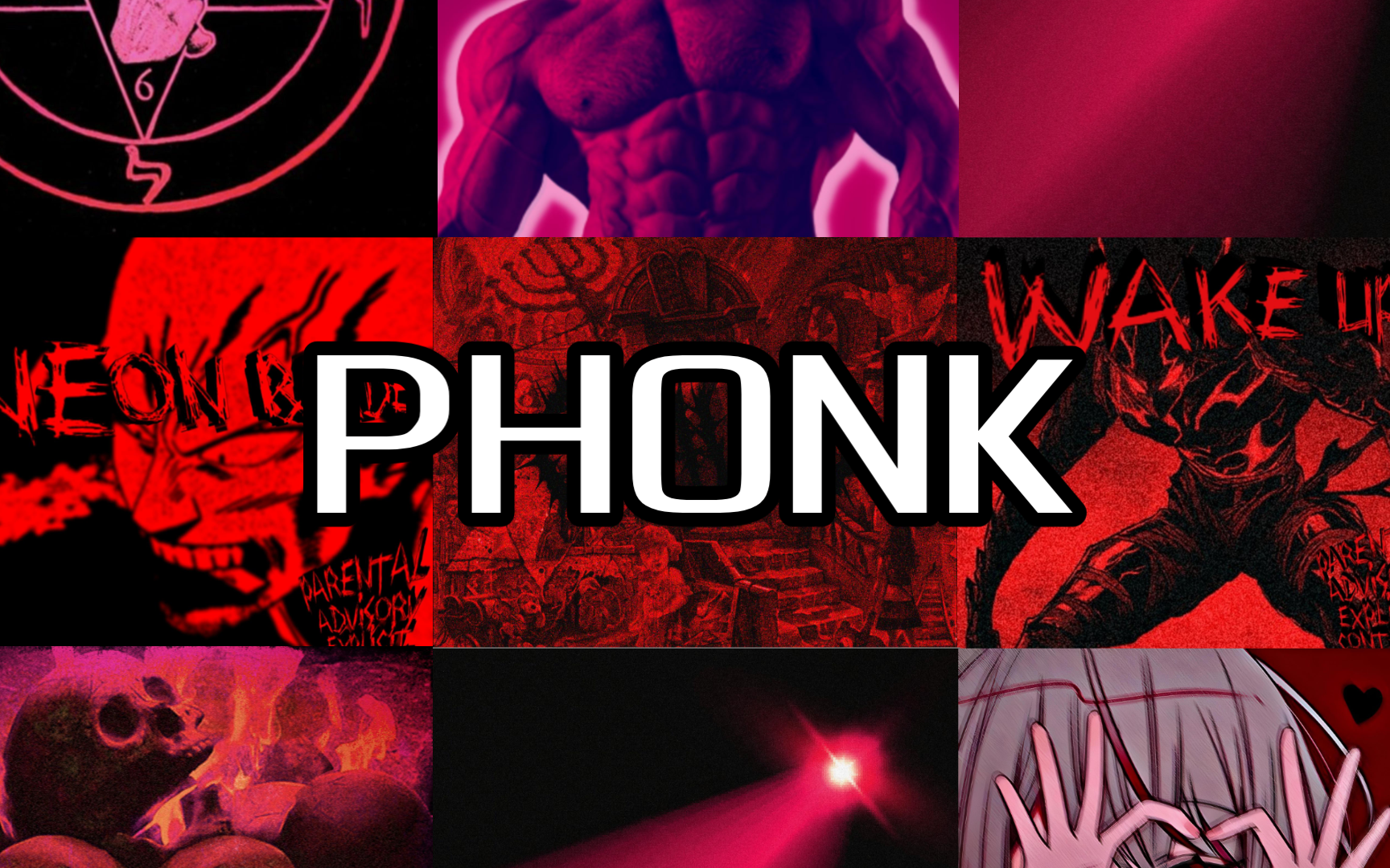 [图]红色系!   九首红色phonk，快加入你的歌单!